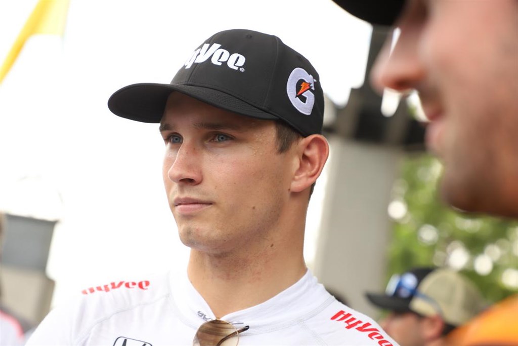 Christian Lundgaard kører en sjetteplads hjem på Laguna Seca
(Foto: Matt Fraver)